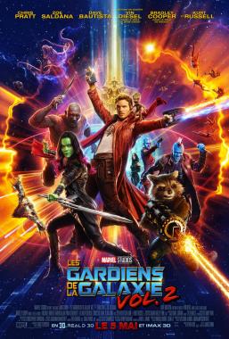 Affiche du film Les gardiens de la galaxie vol. 2